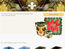 Tablet Screenshot of anniemodica.com